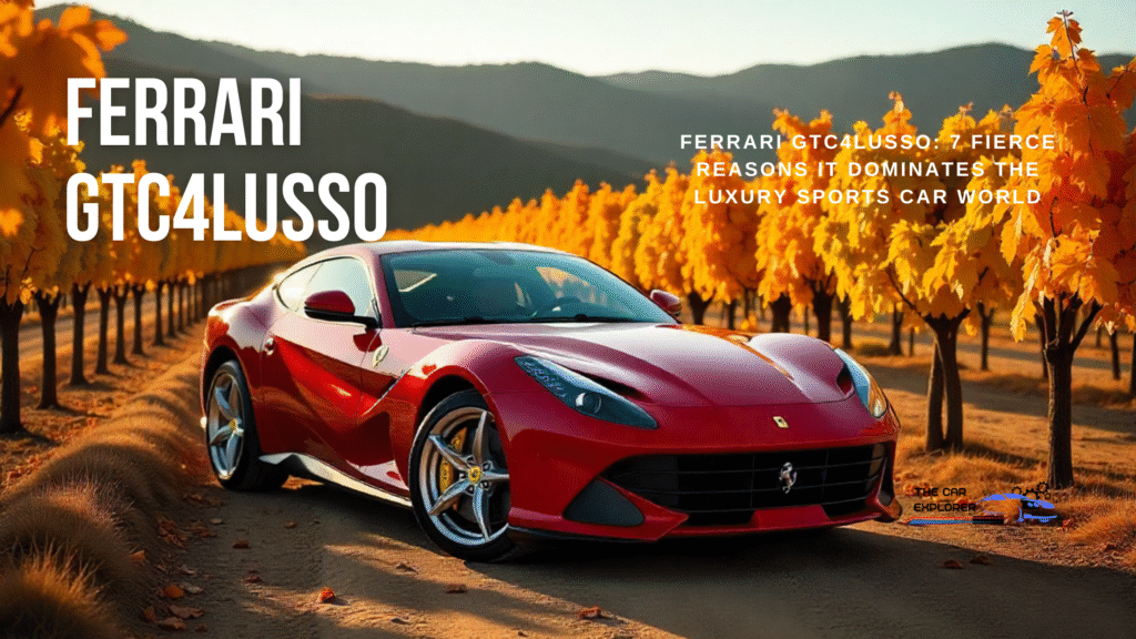 Ferrari GTC4Lusso: 7 Fierce Reasons It Dominates the Luxury Sports Car World