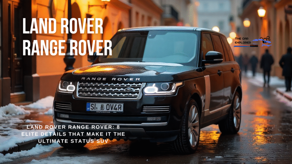 Land Rover Range Rover: 8 Elite Details That Make It the Ultimate Status SUV