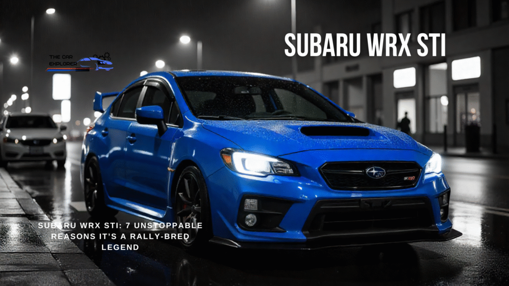 Subaru WRX STI: 7 Unstoppable Reasons It’s a Rally-Bred Legend