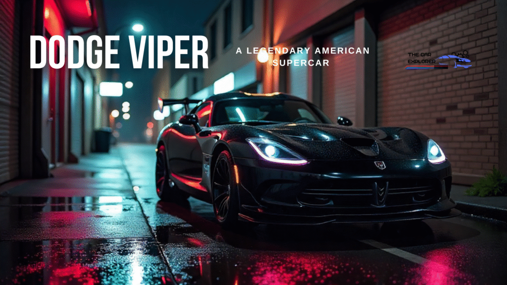 Dodge Viper: A Legendary American Supercar